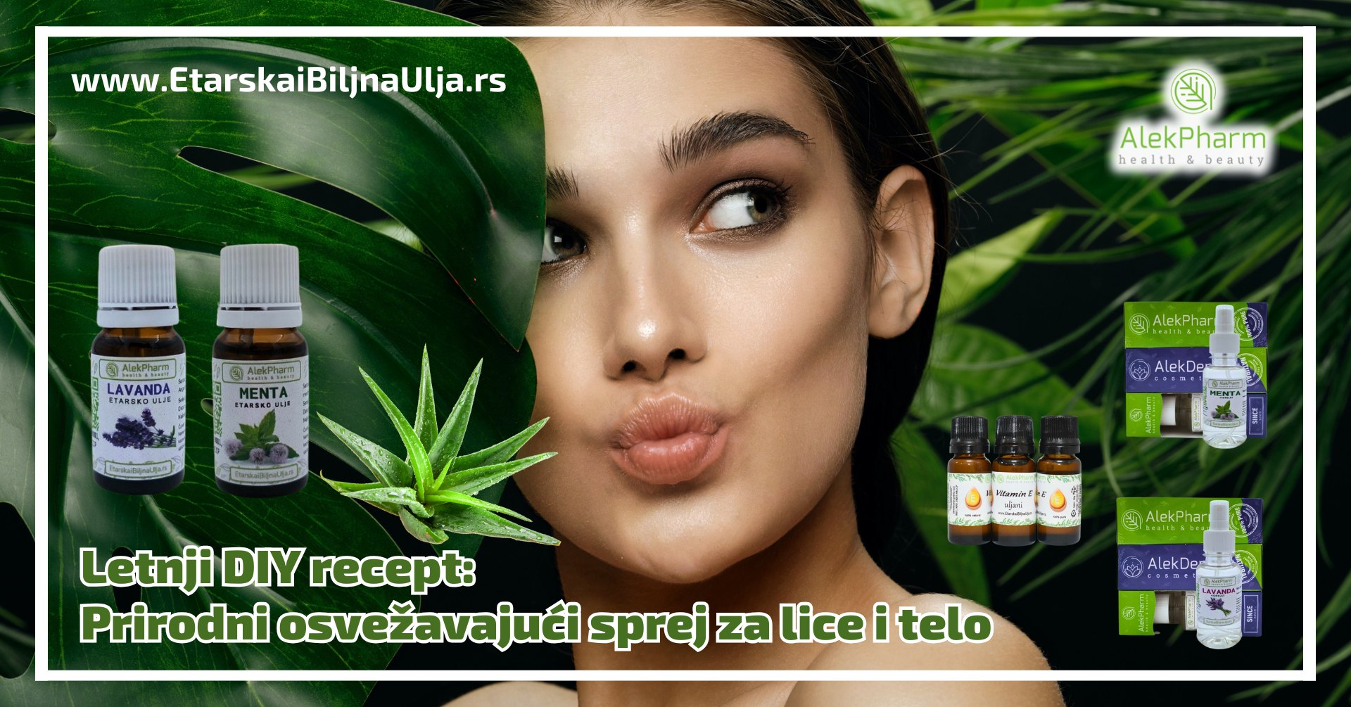 Letnji DIY recept: Prirodni osvežavajući sprej za lice i telo